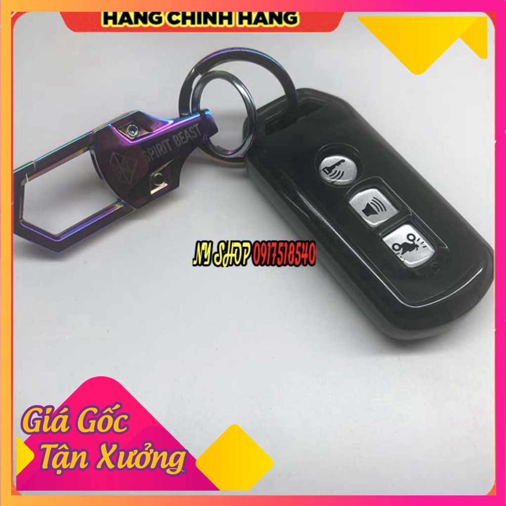 🥇 COMBO MÓC KHÓA SPIRIT KÈM ỐP CHÌA KHÓA SMARKEY SH, SH MODE, PCX TRONG SUỐT CAO CẤP 🥇 (Ảnh Sp thật)