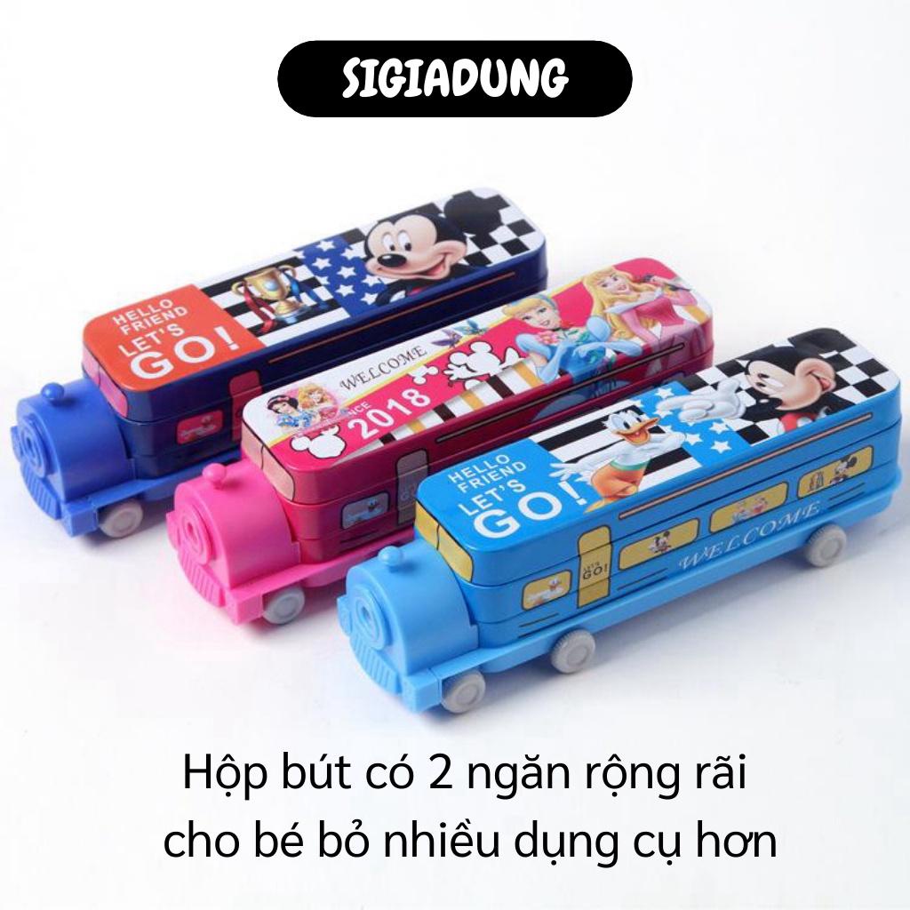 [SGD] Hộp Bút Cute - Hộp đựng Bút Tàu Hỏa 2 Tầng Kèm Đồ Chuốt Chì Tiện Lợi Cho Bé 7755