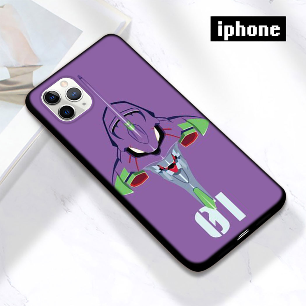 Mềm Ốp Lưng Neon Genesis Evangelion Nhiều Mẫu Mã Cho Điện Thoại Iphone X Xr Xs Max 5 6 5s 6s 7 8 Plus Se Hhh19