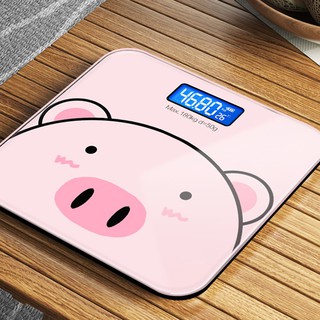 Cân Điện Tử Sức Khỏe Hình Heo Con Màu Hồng Cực Xinh, Độ Chính Xác Cực Cao