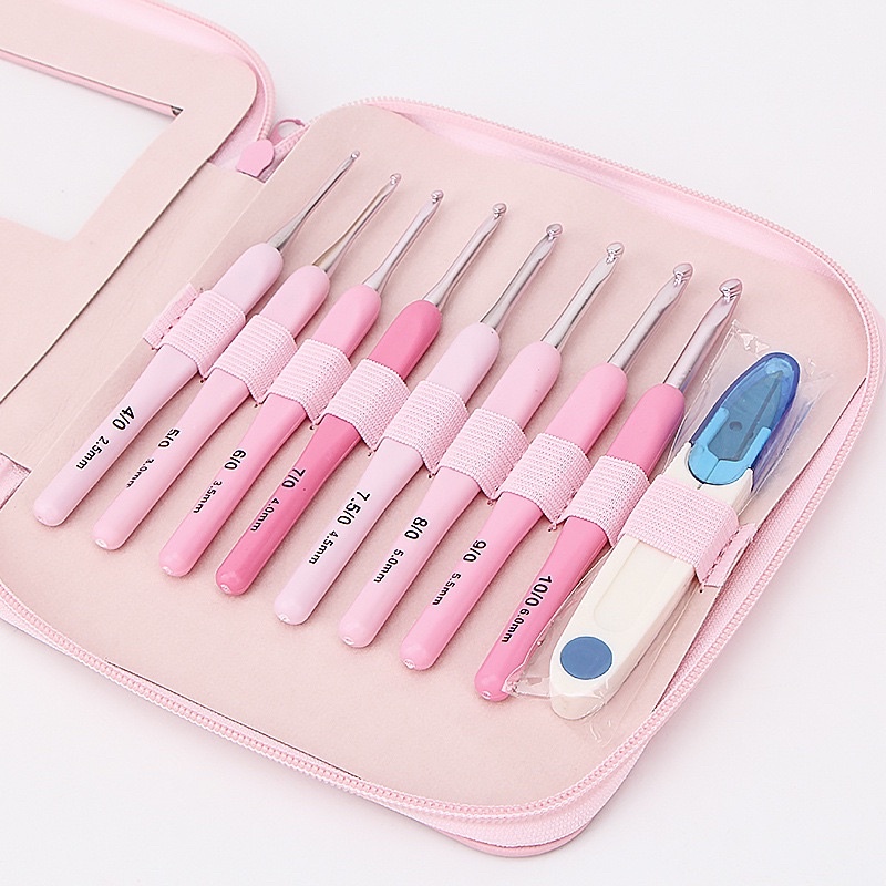 Bộ kim móc mô phỏng Tulip dễ thương