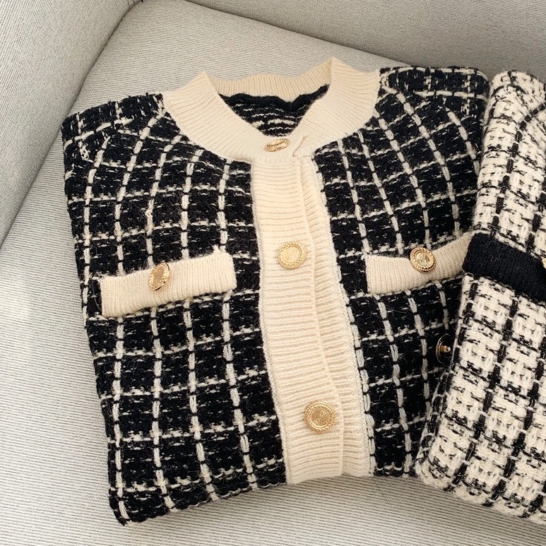 DUNEA Áo Khoác Cardigan Dệt Kim Phong Cách Hàn Quốc Xinh Xắn Cho Nữ