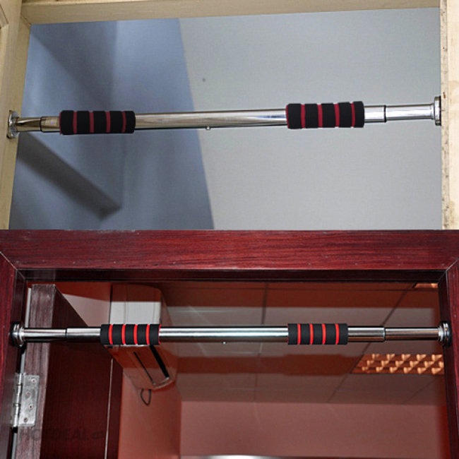 Xà đơn treo tường gắn cửa đa năng chiều dài điều chỉnh 80-130cm