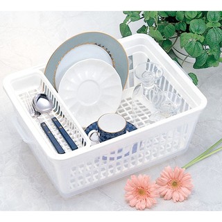 Rổ úp bát đĩa có nắp Inomata