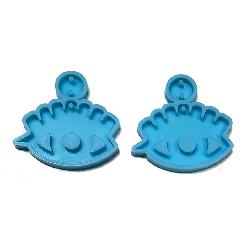 Khuôn Silicone Làm Bông Tai Nhựa Epoxy Resin Hình Giáng Sinh / Halloween Diy