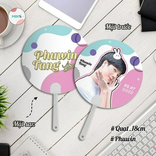[HANDMADE] Quạt tròn Pond Phuwin 18cm