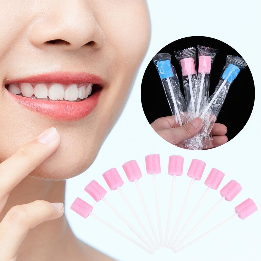 FAY Bộ 100 Tăm Bông Mềm Vệ Sinh Răng Miệng Dùng Một Lần