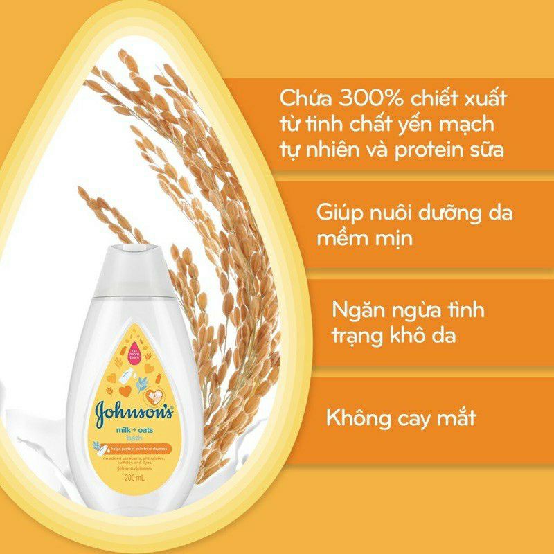 Sữa tắm / Dầu gội Johnson's Baby 100 - 200ml