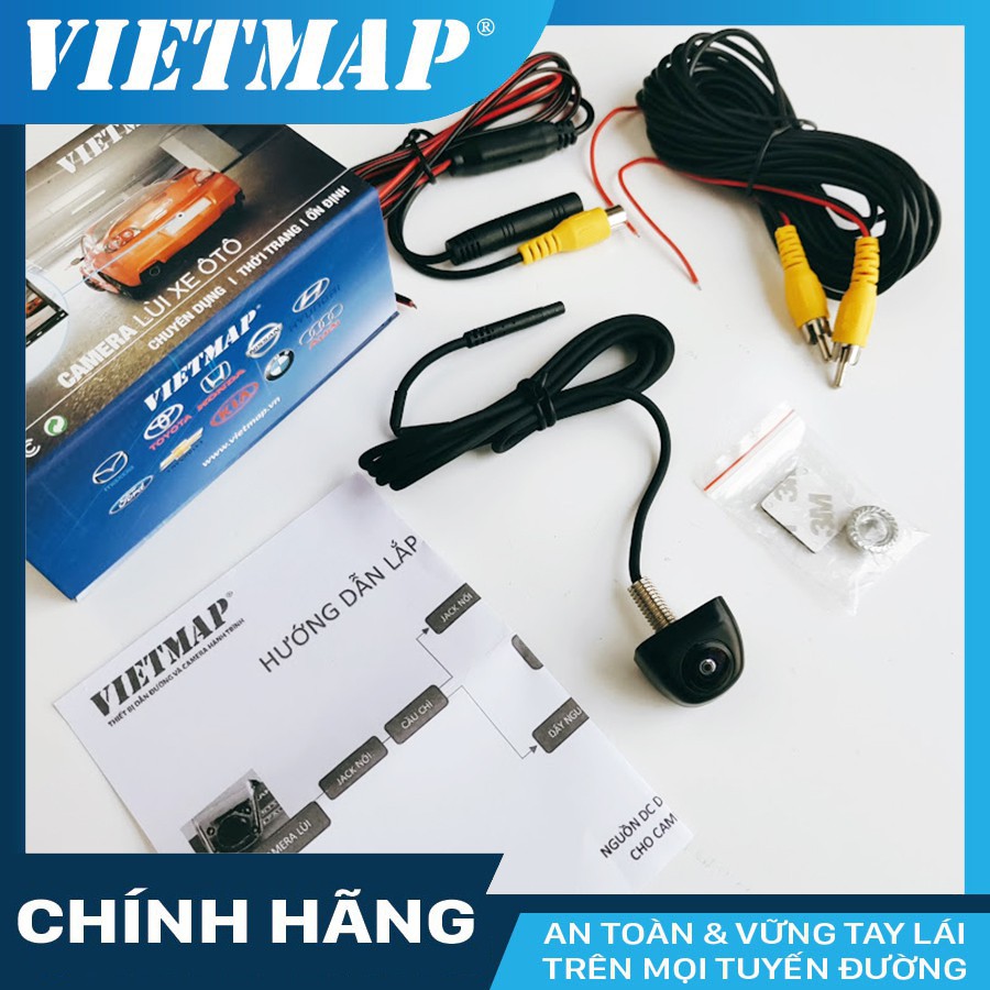 Camera lùi Viet-Map VM3089 Full HD (màu đen)- hàng chính hãng