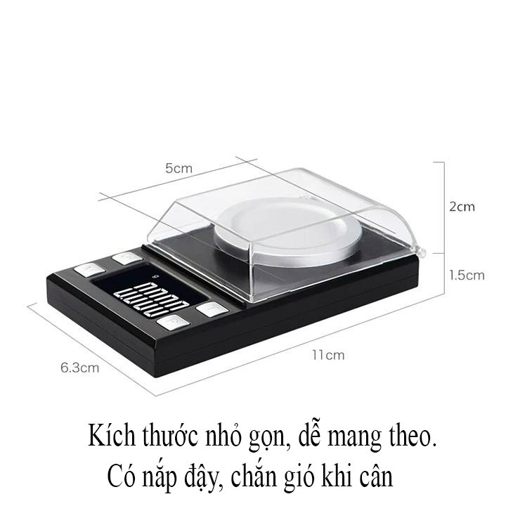 Cân Tiểu Ly Điện Tử 50g 100g Chính Xác Đến 0.001g ( Tặng Quả Thử Cân ) TBE Shop