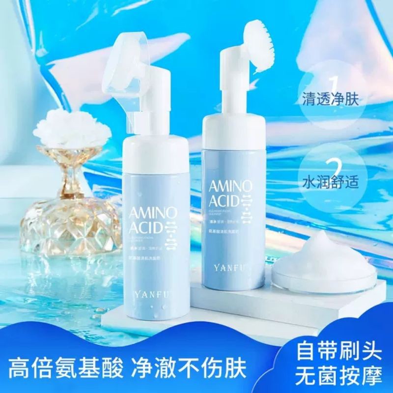 Sữa Rửa Mặt Ngừa Mụn Kiềm Dầu Có Đầu Cọ Massage Tạo Bọt | BigBuy360 - bigbuy360.vn