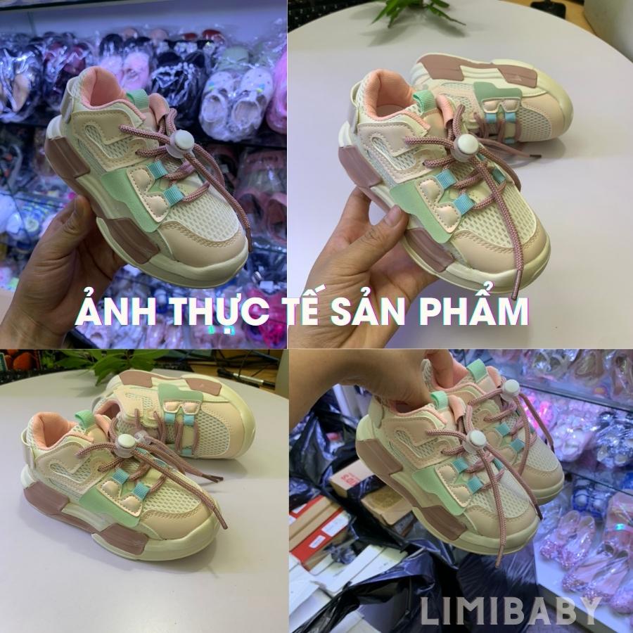 Giày thể thao dây rút cho bé gái 1 - 12 tuổi khỏe khoắn năng động phong cách Hàn Quốc GH43