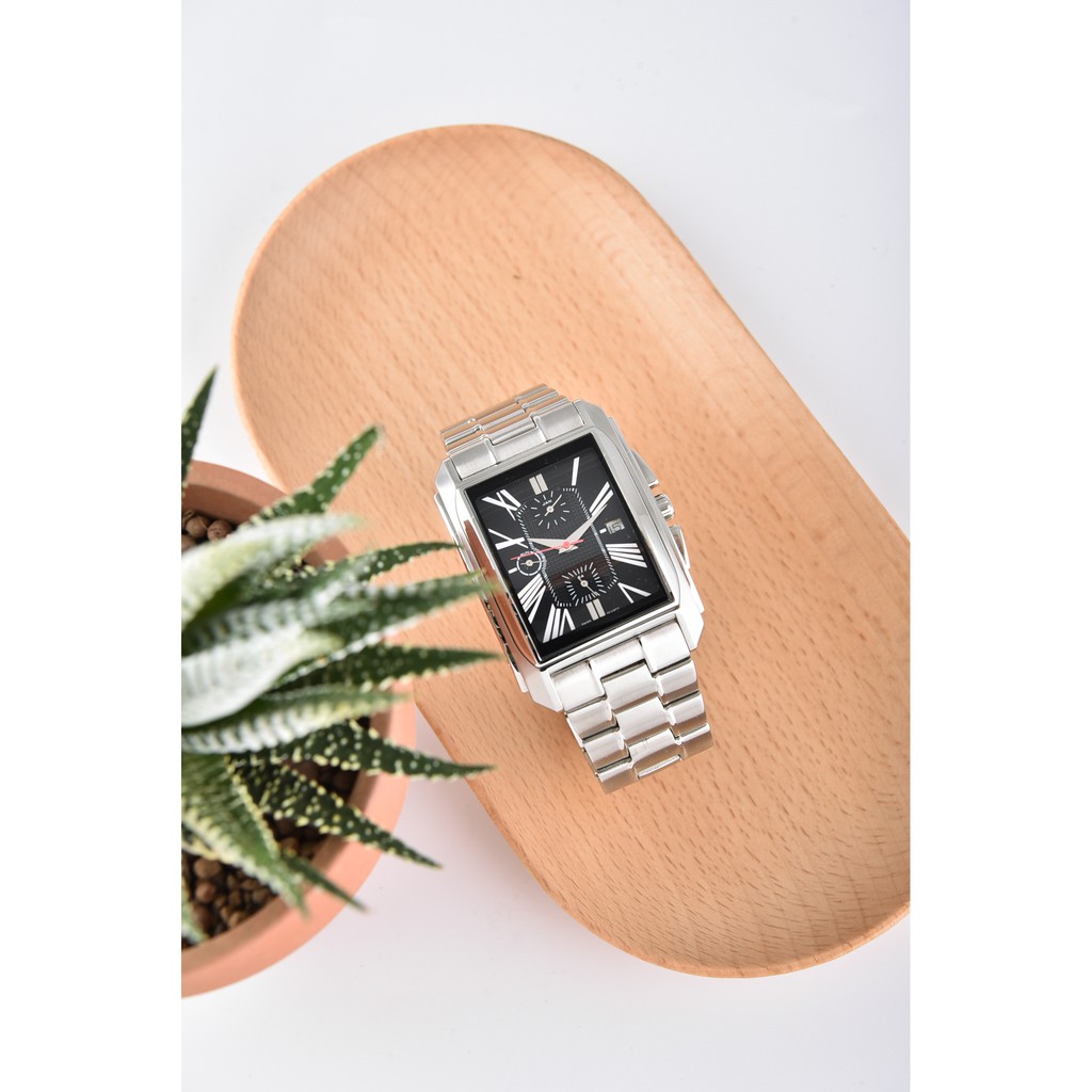 Đồng hồ Romanson Man Watch TM2629FMWBK nam máy Thụy Sĩ, mặt kính chống xước, dây thép cao cấp chính hãng