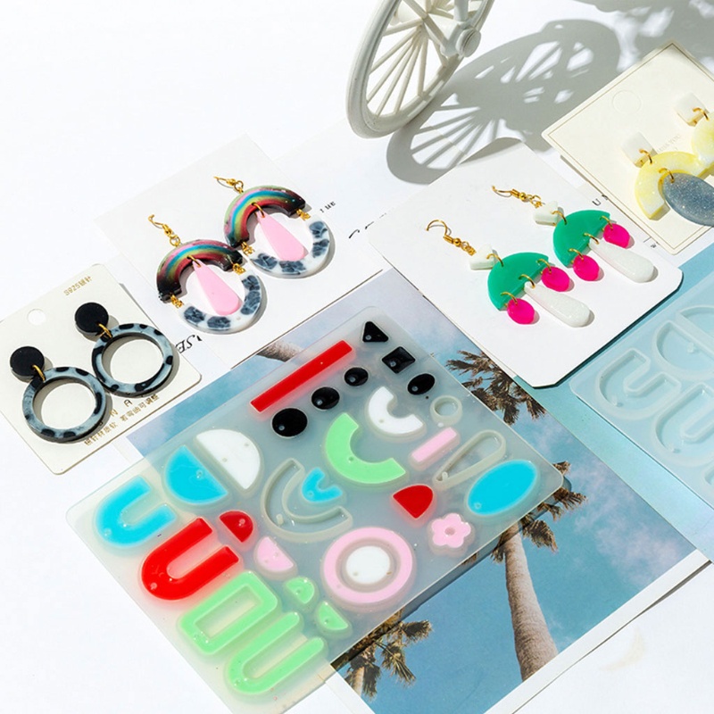 Sa Khuôn Silicone Làm Bông Tai Thủ Công DIY