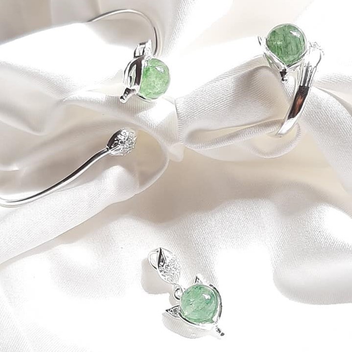 Phôi lắc tay nhẫn mặt dây chuyền hồ ly bạc 925 - Charm bạc 925 - Mã CB446 CB451 CB465 (không kèm đá và dây chuyền)