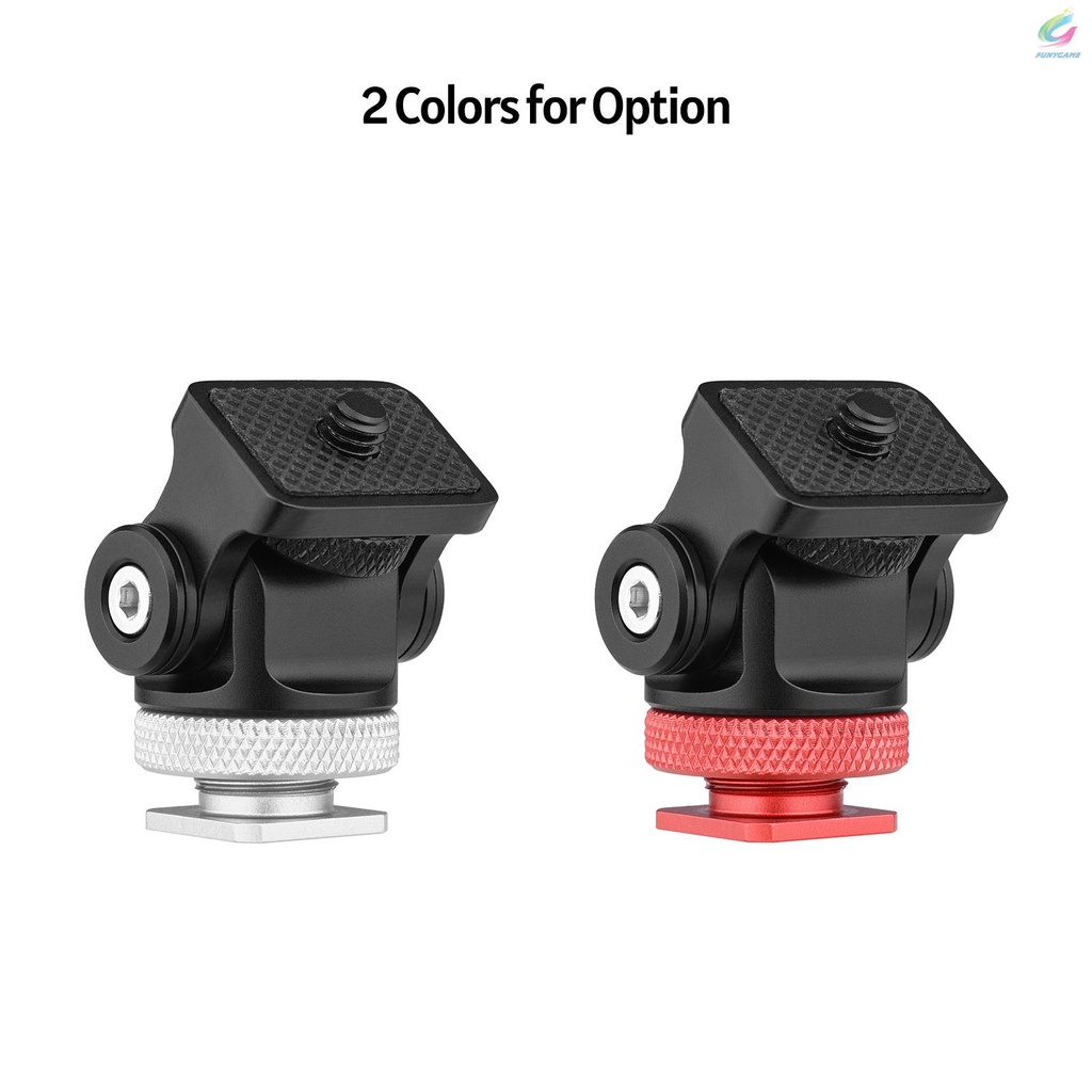 Đầu Chuyển Đổi Andoer Xoay 360 Độ Với Ốc Vít 1 / 4-inch Chuyên Dụng Cho Màn Hình Led / Micro