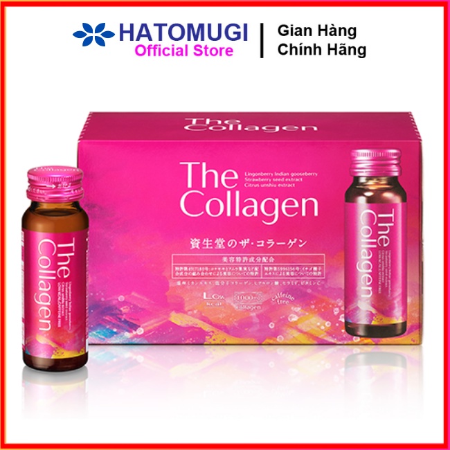 Nước Uống The collagen shiseido Nhật Bản Colagen shisedo Hỗ Trợ Làm Đẹp Da 10 lọ x 50ml