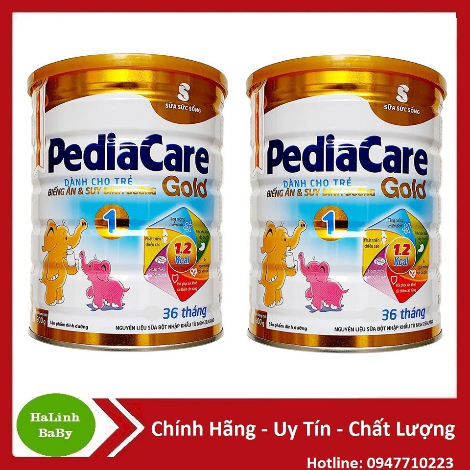 Combo 2 Lon Sữa Pediacare gold 1 900g [Date 2023]