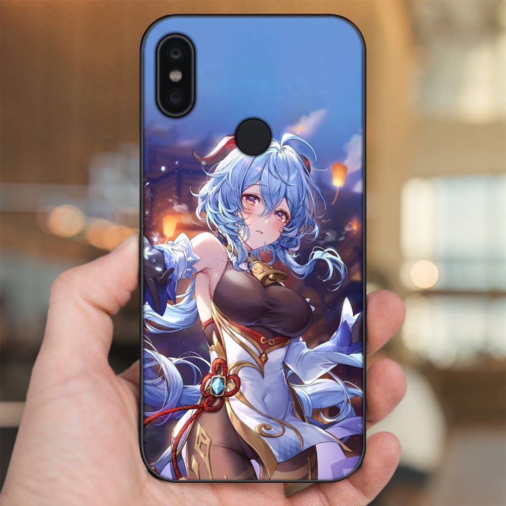 Ốp lưng Xiaomi Redmi S2 viền đen in hình Ganyu Genshin Impact