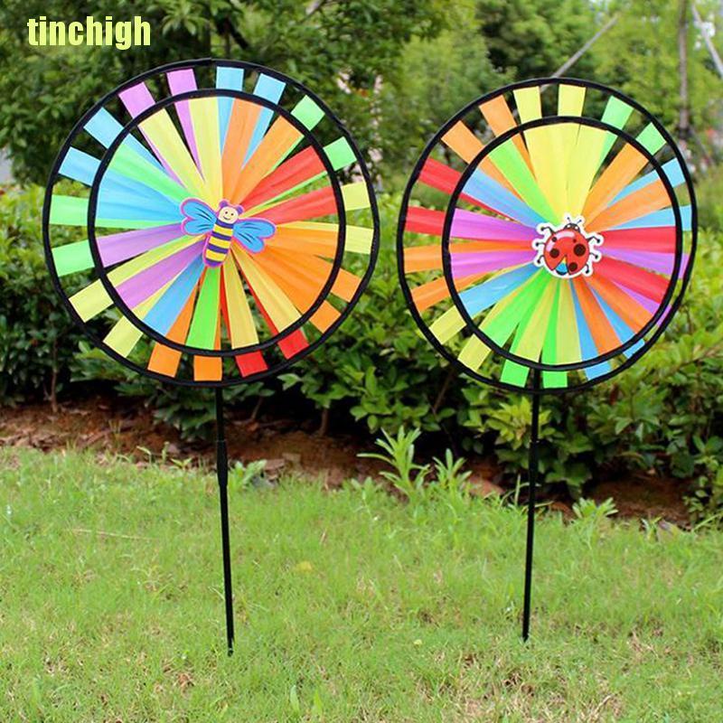 Lồng Gió 2 Tầng Xoay Tròn Nhiều Màu Sắc Dễ Thương Cho Bé