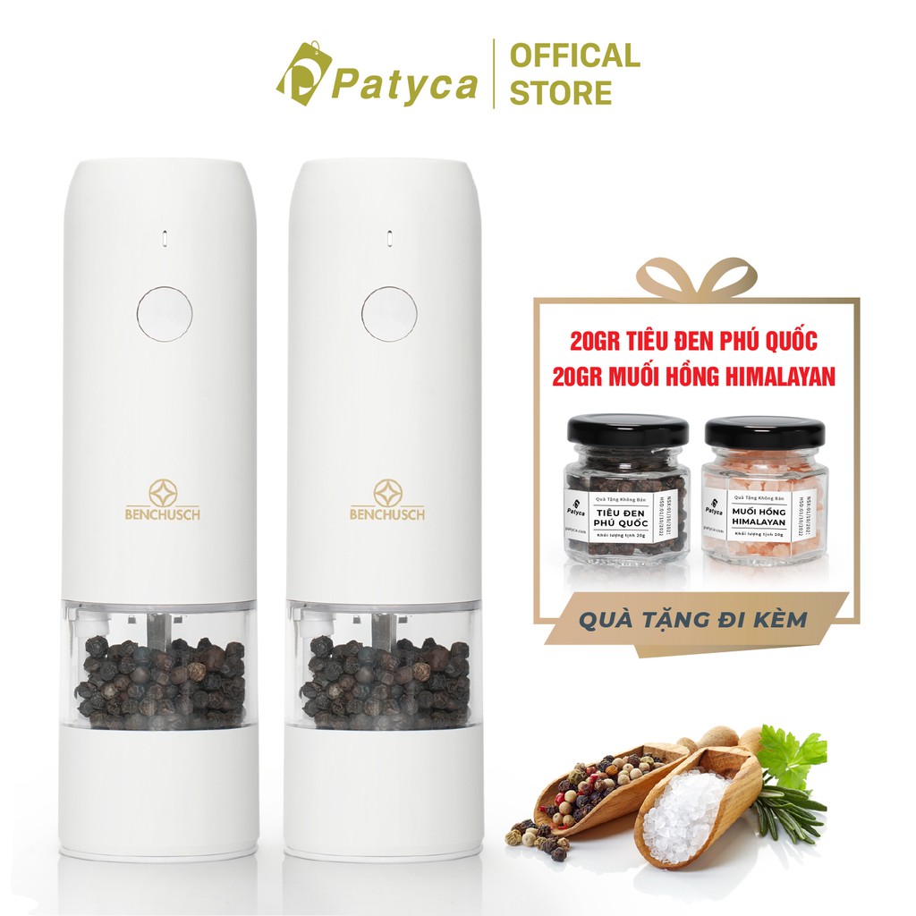 Combo 2 Máy Xay Tiêu Tự Động Bằng Điện Benchusch