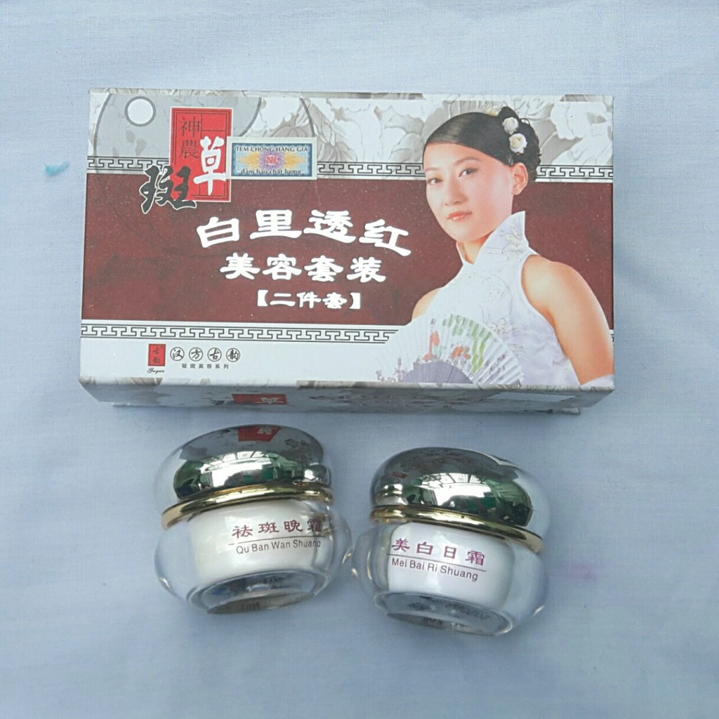 Combo 03 hộp kem trắng da, tẩy vết đốm,