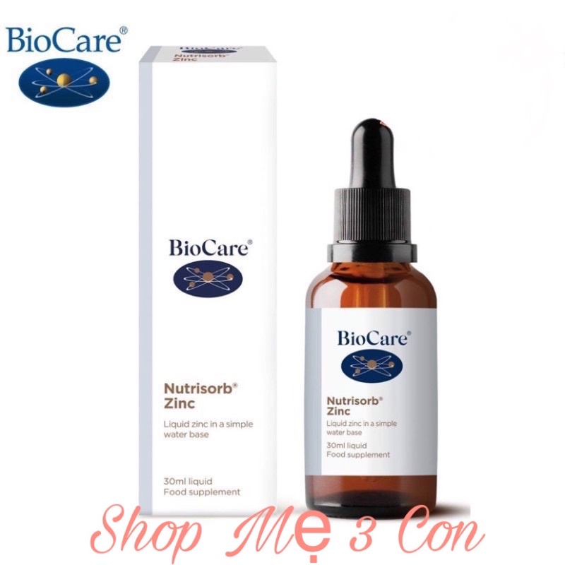 Kẽm nước, Kẽm giọt Biocare Uk