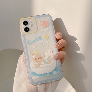 Ốp lưng xiaomi redmi 10C/note 10/note 8/note 8 pro/note 7/note 9s/note 9/redmi 9A/redmi 9/8A/8 mẫu Cute Duck n Bear _7