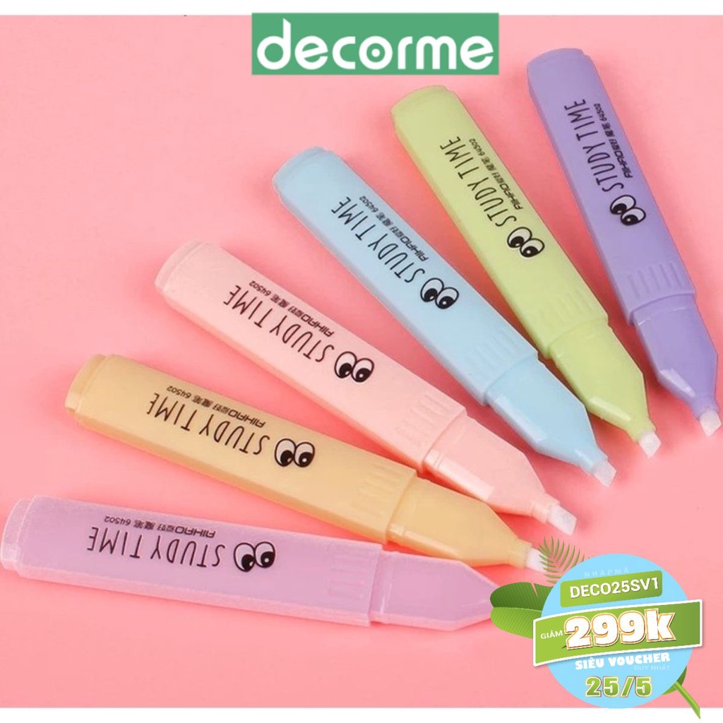 Bút tẩy Erasable Pen AH Study Time phụ kiện văn phòng phẩm