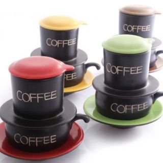 Bộ phin pha cafe sứ Bát Tràng