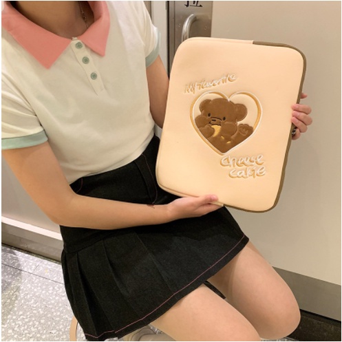 Túi Đựng laptop Máy Tính Bảng 11/13/15 Họa Tiết Hoạt Hình Đáng Yêu Phong Cách Hàn Quốc