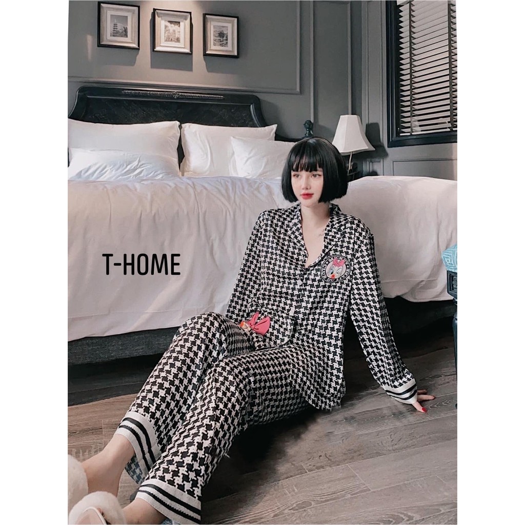 Đồ Mặc Nhà Pijama Lụa Latin hàng cao cấp TDQD Freesize - HÀNG THIẾT KẾ