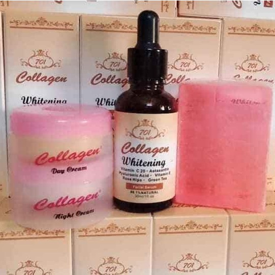 Combo dưỡng da Serum 701+ Collagen 701