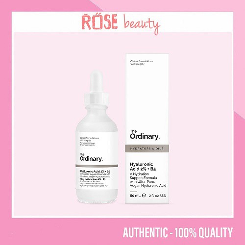 Serum cấp ẩm phục hồi The Ordinary Hyaluronic Acid 2% + B5 - Rosebeauty