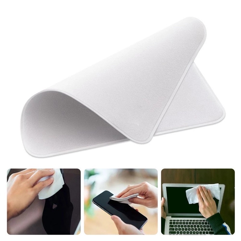 Khăn lau làm sạch màn hình ip,laptopmac,aw- Polishing Cloth , chất liệu vải Microfiber