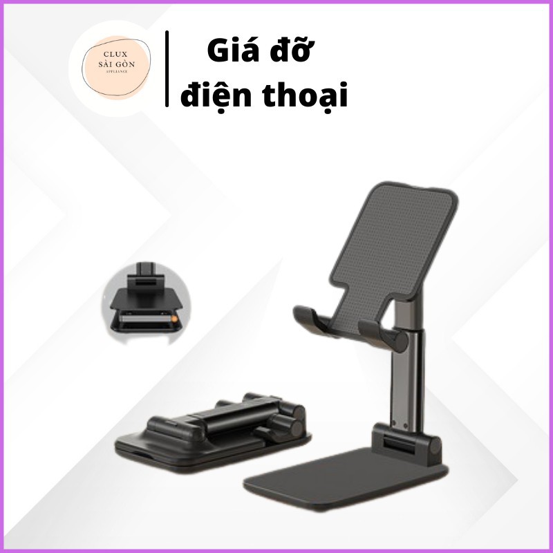Giá đỡ điện thoại, tính bảng Tiện dụng Loại 1 để bàn chống tê mỏi tay, có thể gấp gọn được..