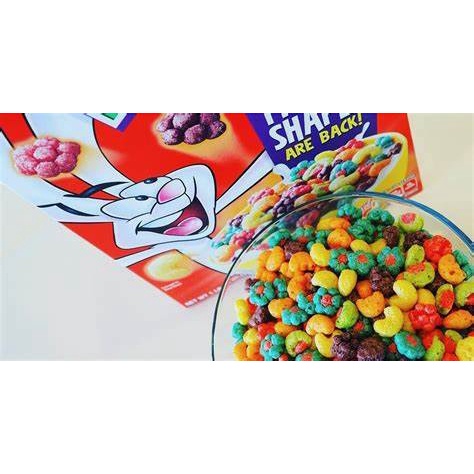 NGŨ CỐC NHIỀU MÀU 6 VỊ TRÁI CÂY TRIX CEREAL 6 FRUITY SHAPES GENERAL MILLS 303G