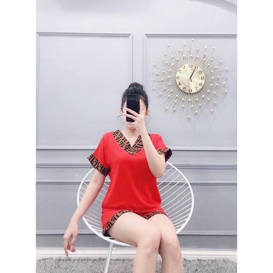 SET BỘ COTTON ĐÙI PHỐI VIỀN SIÊU DỄ THƯƠNG
