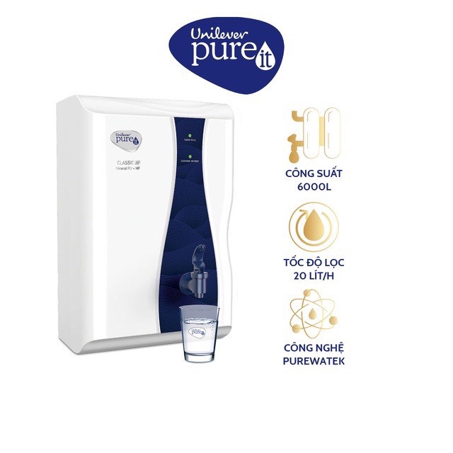 [Lắp đặt tại nhà toàn quốc] Máy lọc nước cao cấp Unilever Pureit Casa G2 (RO + MF) - 6000lít