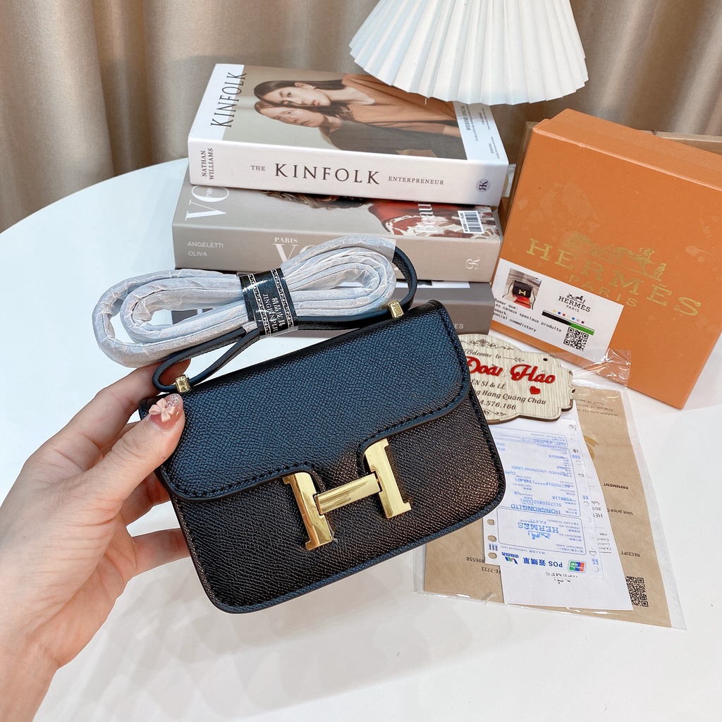 Túi Xách Nữ Đeo Vai,Đeo Chéo Khóa Chữ H Sai MiNi Sai 16 CM Hàng Có Hộp Thiết Kế Phong Cách Phương Tây Thời Trang