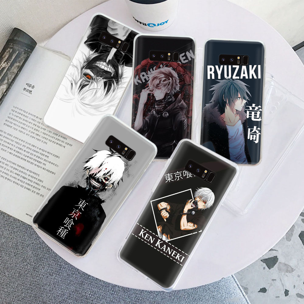 Ốp điện thoại trong suốt hình anime Tokyo Ghoul Tr133 cho Samsung S6 Edge A6 A7 A8 Star A9 Plus