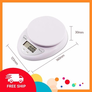 [XẢ KHO+FREE SHIP] CÂN NHÀ BẾP ĐIỆN TỬ MINI 5KG