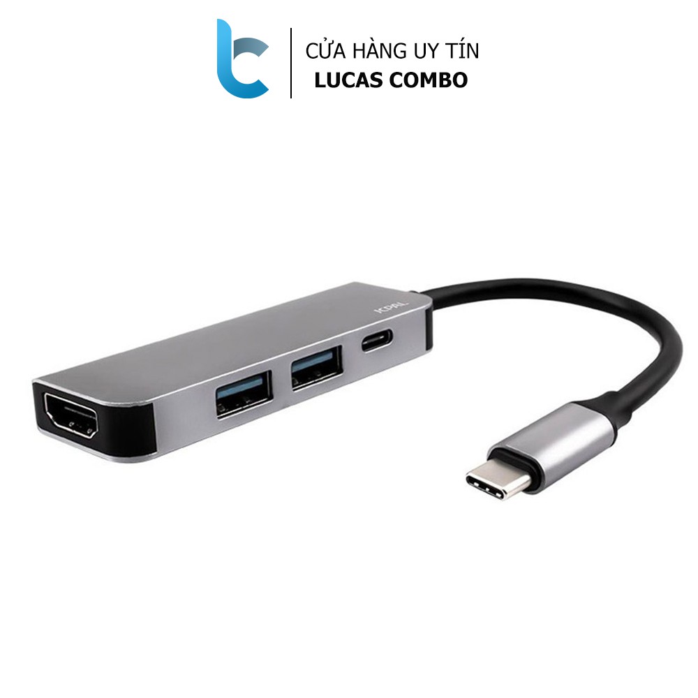 [Mã ELMS05 giảm 5% đơn 300k]Cổng chuyển/Hub JCPAL LINX USB-C to HDMI Adapter and Charging 4in1