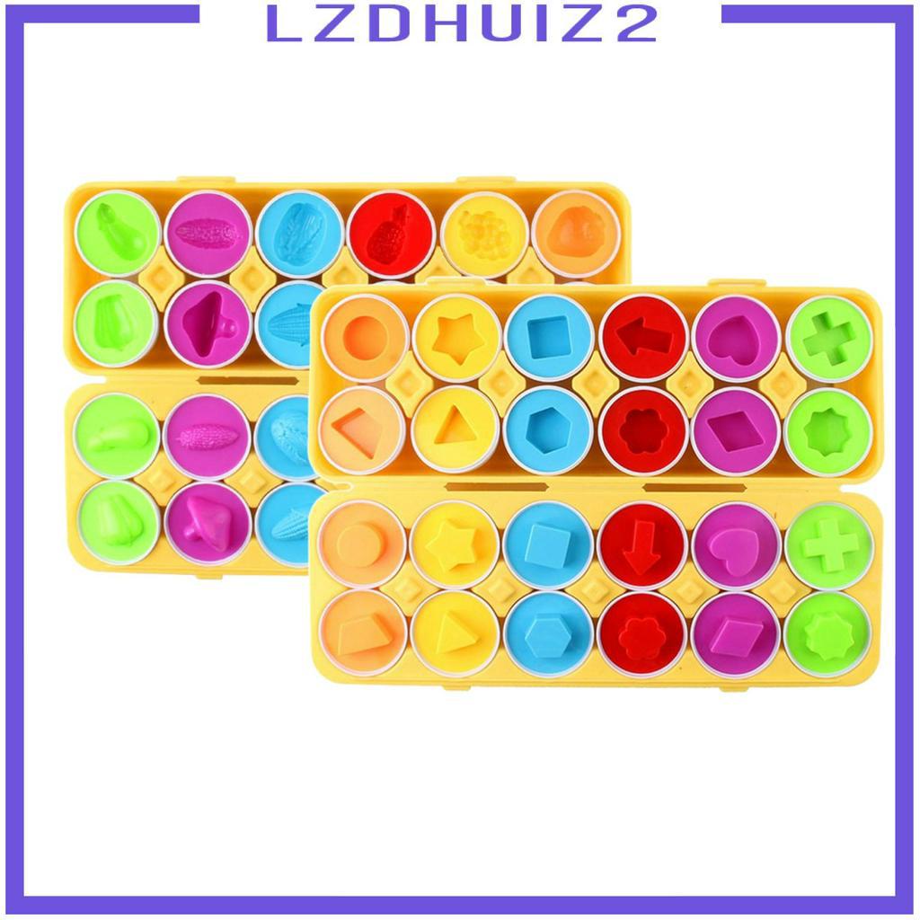 Đồ Chơi Hình Quả Trứng Nhiều Màu Sắc Dễ Thương Cho Bé