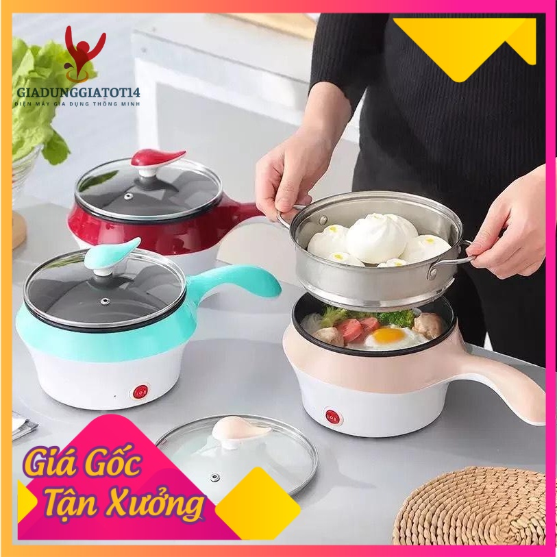 NỒI LẨU MINI JIPLAI THÁI LAN 2 TẦNG ĐA NĂNG CHỐNG DÍNH- CHIÊN XÀO (giadungjgiatot14)