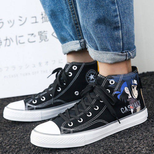 One Piece Breathable Trend Anime All-match Anime Graffiti giày nam | BigBuy360 - bigbuy360.vn