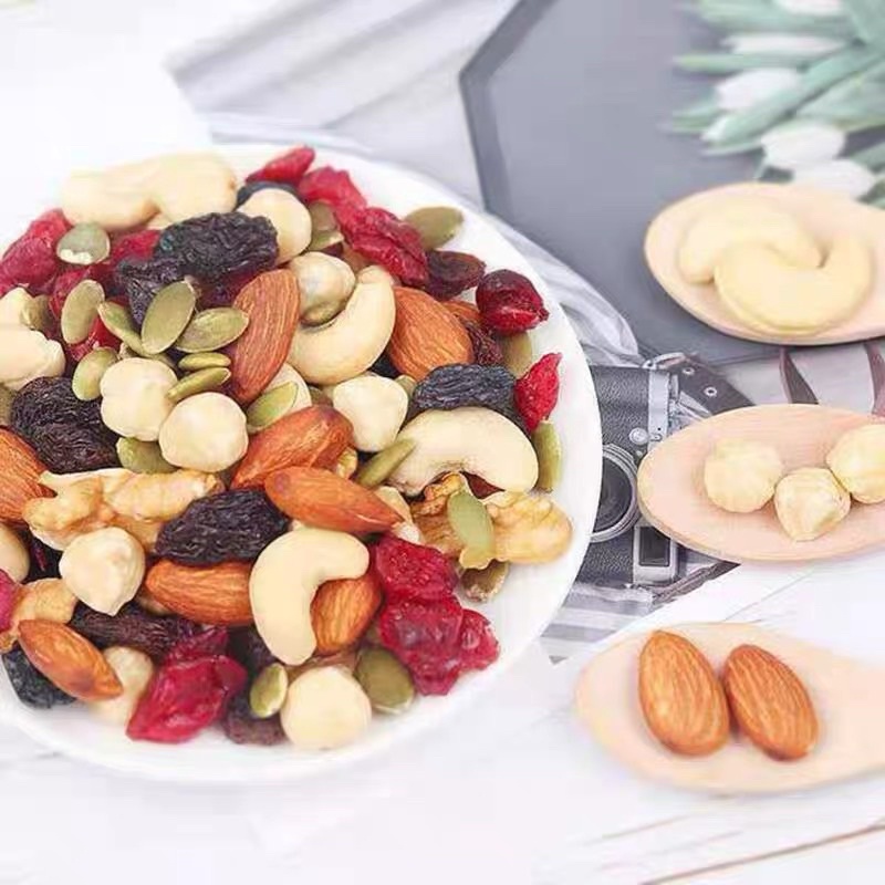 Granola Hạt dinh dưỡng mix 8 loại hạt và quả khô sấy gói 20g - đồ ăn vặt cô nương béo