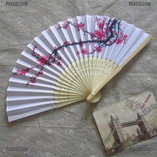 Quạt Xếp In Hoa Đào Phong Cách Châu Phi