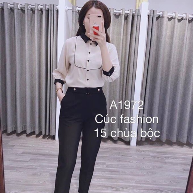 Combo Áo sơ mi+ quần baggy