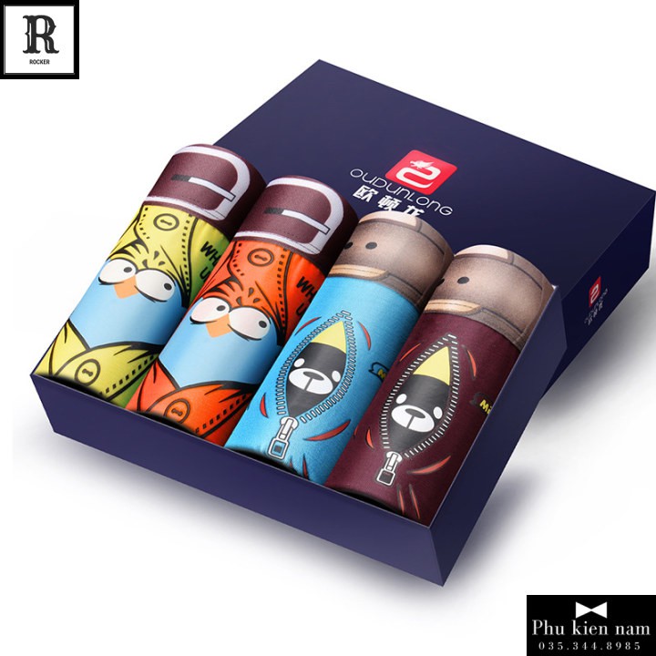 [Hộp 4] Chiếc QUẦN SỊP ĐÙI/ QUẦN LÓT NAM Boxer DOREMON S010